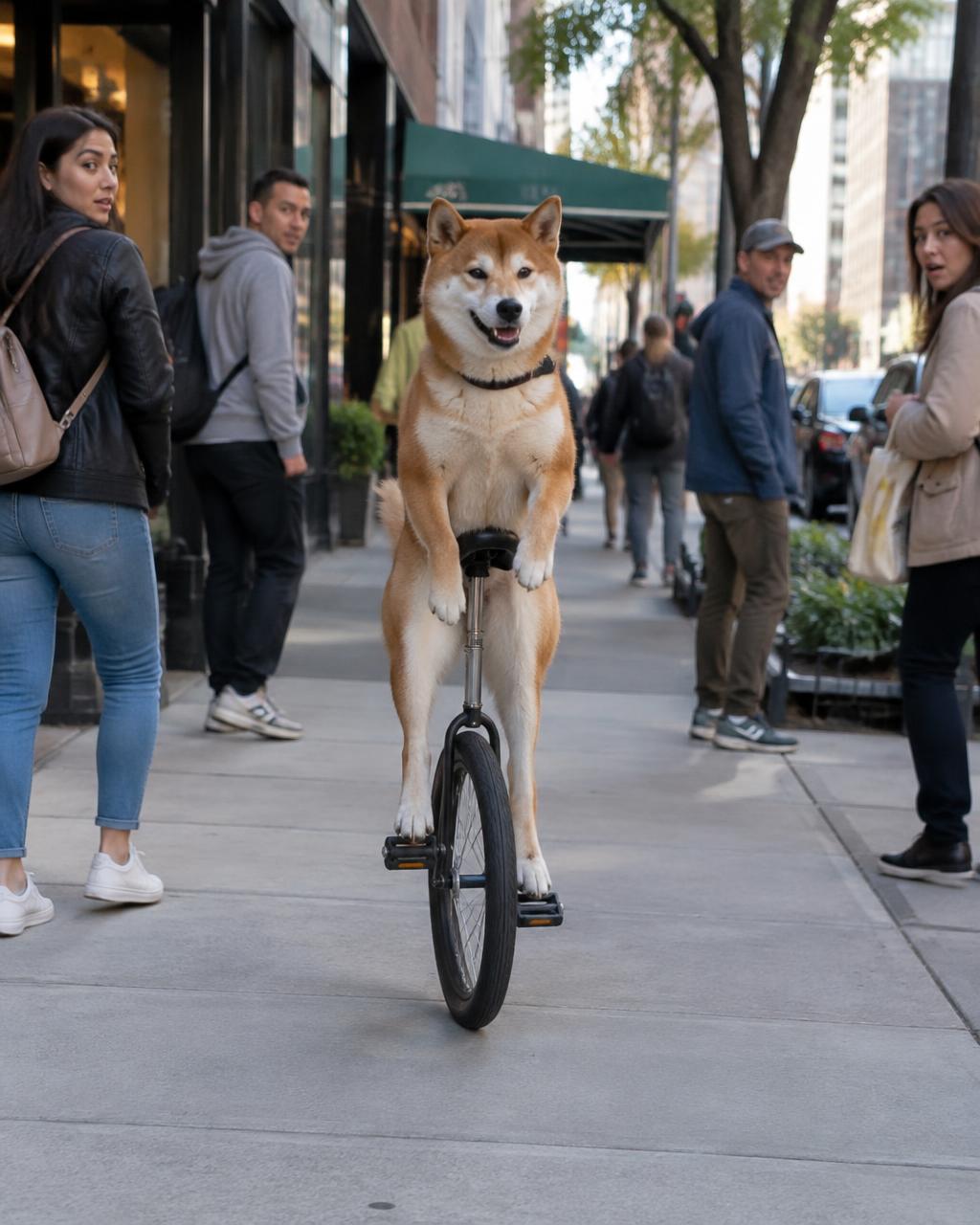 INUCYCLE: Confused pedestrians