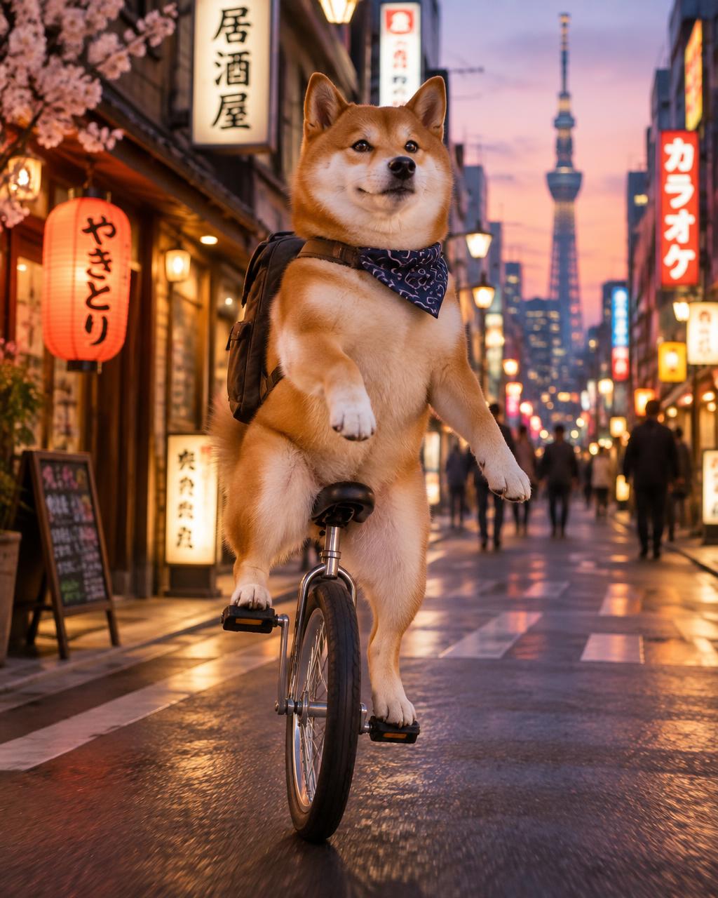 INUCYCLE: Tokyo, 6:42 PM